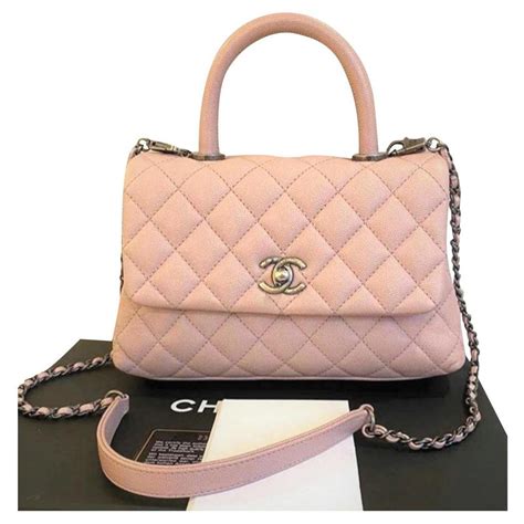 chanel white fluffy bag|Chanel pink ref purses.